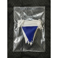 Pencere Bayrak Üçgen Bayrak Mavi Beyaz