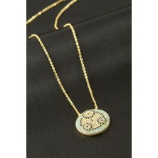 Zero Land Xmpdby Nazar Zirkon Taşlı Kolye - Sarı