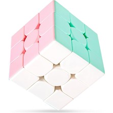 Feyza Design Pastel Renkler Hız Küpü 3x3 Zeka Oyunu ve Fidget Puzzle