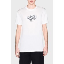 Armani Exchange Logolu Pamuklu Regular Fit Bisiklet Yaka T Shirt Erkek T Shirt XM002782 AF10356 U0009