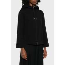 Emporio Armani Pamuklu Relaxed Fit Kapüşonlu Fermuarlı Sweat Bayan Sweat EW004213 AF10002 UC001