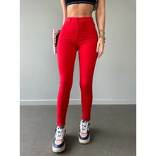 Herton Kadın Yüksek Bel Skinny Jean Pantolon – Esnek Vücuda Oturan