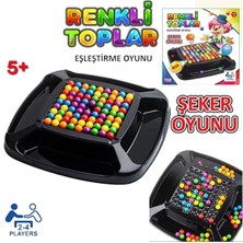 Feyza Design Renkli Toplar ve Şeker Temalı Eşleştirme Oyunu