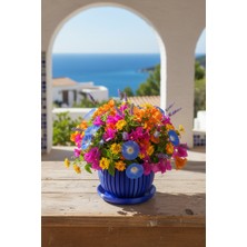 Fılamentim Floranti Verticaline Dekoratif Saksı Modern Seri 115X115X90 mm NO.1027.10.M-03