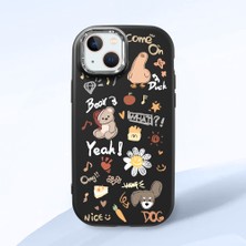 Ucuc iPhone 15 Plus/14 Plus Uyumlu Darbe Emici Kamera Korumalı Siyah Silikon Kılıf