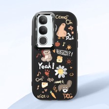 Ucuc Vivo Y19S 4G/Y19S Pro Uyumlu Darbe Emici Kamera Korumalı Siyah Silikon Kılıf