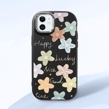 Ucuc iPhone 12 Mini Uyumlu Darbe Emici Kamera Korumalı Siyah Silikon Kılıf