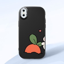 Ucuc iPhone X/xs Uyumlu Darbe Emici Kamera Korumalı Siyah Silikon Kılıf