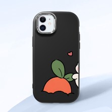 Ucuc iPhone 12/12 Pro Uyumlu Darbe Emici Kamera Korumalı Siyah Silikon Kılıf