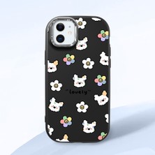 Ucuc iPhone 12 Mini Uyumlu Darbe Emici Kamera Korumalı Siyah Silikon Kılıf