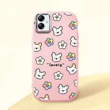 Ucuc Samsung Galaxy A04E Uyumlu Darbe Emici Kamera Korumalı Pembe Silikon Kılıf