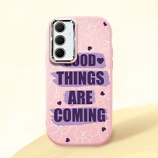 Ucuc Samsung Galaxy A35 Uyumlu Darbe Emici Kamera Korumalı Pembe Silikon Kılıf