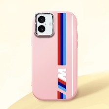 Ucuc iPhone 16 Plus Uyumlu Darbe Emici Kamera Korumalı Pembe Silikon Kılıf