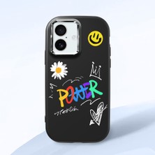 Ucuc iPhone 16 Uyumlu Darbe Emici Kamera Korumalı Siyah Silikon Kılıf