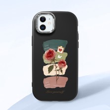 Ucuc iPhone 12 Mini Uyumlu Darbe Emici Kamera Korumalı Siyah Silikon Kılıf