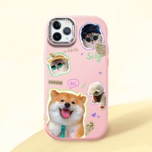 Ucuc iPhone 11 Pro Uyumlu Darbe Emici Kamera Korumalı Pembe Silikon Kılıf