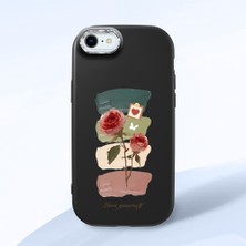 Ucuc iPhone 7/8/se 2020 2022 Uyumlu Darbe Emici Kamera Korumalı Siyah Silikon Kılıf