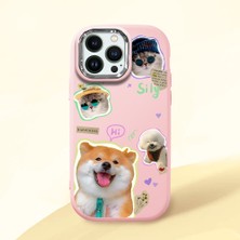 Ucuc iPhone 14 Pro Uyumlu Darbe Emici Kamera Korumalı Pembe Silikon Kılıf