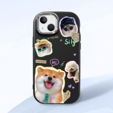 Ucuc iPhone 15 Plus/14 Plus Uyumlu Darbe Emici Kamera Korumalı Siyah Silikon Kılıf