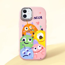 Ucuc iPhone 11 Uyumlu Darbe Emici Kamera Korumalı Pembe Silikon Kılıf