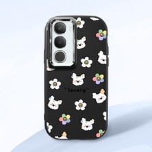 Ucuc Vivo Y19S 4G/Y19S Pro Uyumlu Darbe Emici Kamera Korumalı Siyah Silikon Kılıf