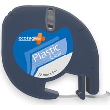 Dymo Muadili Ecotagplus Şerit Etiket Plastik Şeffaf 12 mm x 4 mt