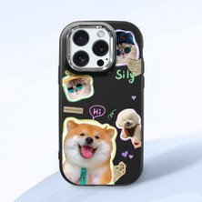 Ucuc iPhone 15 Pro Uyumlu Darbe Emici Kamera Korumalı Siyah Silikon Kılıf