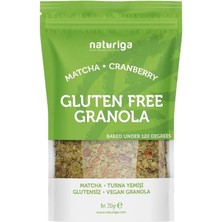 Naturiga Glutensiz Matcha ve Cranberry Granola 250gr