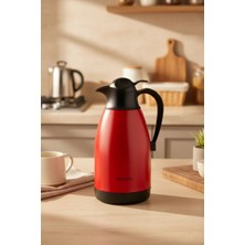 Bernardo Grandio Çelik Termos Kırmızı 2 Litre