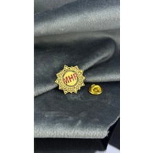 kuyumcudan Mhp Yaka Rozeti - 925 Ayar Gümüş