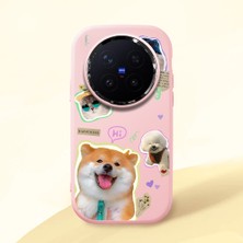Ucuc Vivo X300 Pro Uyumlu Darbe Emici Kamera Korumalı Pembe Silikon Kılıf