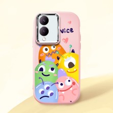Ucuc Vivo Y28 4g Uyumlu Darbe Emici Kamera Korumalı Pembe Silikon Kılıf
