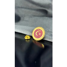 kuyumcudan T.c Yaka Rozeti - 925 Ayar Gümüş