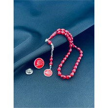 kuyumcudan Chp Yaka Rozeti ve Kehribar Tesbih