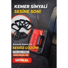 3Dify Tüm Araçlara Uyumlu Kemeri Tokası Klipsi 5'li Set – Araç Kemer Klipsi – 3D Baskı Dayanıklı Tasarım