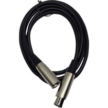 CHESTER 1.8 Metre Xlr Dişi - Xlr Erkek Mikrofon Kablosu - Profesyonel Dengeli Ses ve Amfi Bağlantı Kablosu