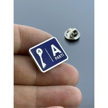 kuyumcudan Anahtar Partisi Gümüş Yaka Rozeti