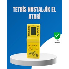 İlk El Grup Mini Tetris El Aterisi – Taşınabilir Retro Oyun Konsolu, Pil Ile Çalışan Klasik Model