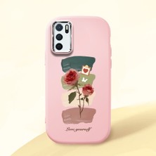 Ucuc Oppo A16/A16S Uyumlu Darbe Emici Kamera Korumalı Pembe Silikon Kılıf