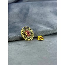 kuyumcudan Mülki Idare Amiri Yaka Rozeti ( 925 Ayar Gümüş )