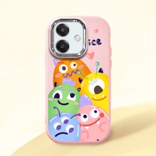 Ucuc Oppo A3/A3X 4g/5g Uyumlu Darbe Emici Kamera Korumalı Pembe Silikon Kılıf