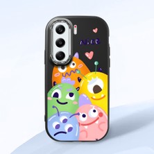 Ucuc Tecno Camon 40 Pro 5g(Cm7) Uyumlu Darbe Emici Kamera Korumalı Siyah Silikon Kılıf