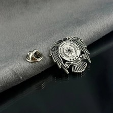 kuyumcudan Koruma Şube Müdürlüğü Yaka Rozeti - Gümüş