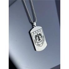 kuyumcudan Hava Kuvvetler Astsubay Logolu Çelik Kolye