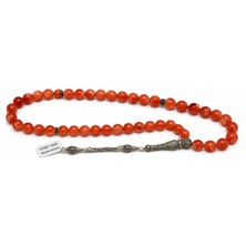 Benko Tesbih,yemen 925 Ayar Gümüş Püskül ÇAP:8,45X8,45MM