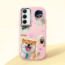 Ucuc Samsung Galaxy A35 Uyumlu Darbe Emici Kamera Korumalı Pembe Silikon Kılıf