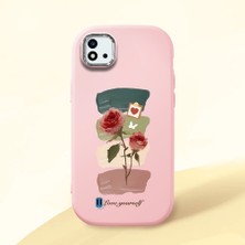 Ucuc Realme C20/C20A Uyumlu Darbe Emici Kamera Korumalı Pembe Silikon Kılıf