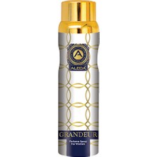Aleda Grandeur Kadın Deodorant 200 ml Meyvemsi Koku Tüm Cilt Tipleri için Etkili Sprey