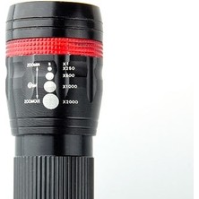 İlk El Grup Power Ledli ve Zoomlu 2 Km Menzilli Alüminyum El Feneri (72)