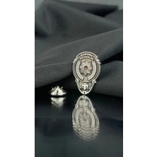 kuyumcudan Koruma Güvenlik Yaka Rozeti - 925 Ayar Gümüş